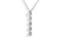 Gargantilla marca Carranza y Carranza con diamantes en oro blanco 18k