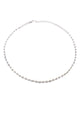 Gargantilla marca Carranza y Carranza con diamantes en oro blanco 18k